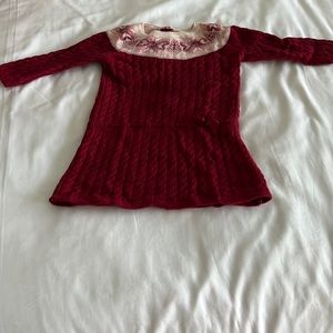 Sweater dress from Janie and Jack.